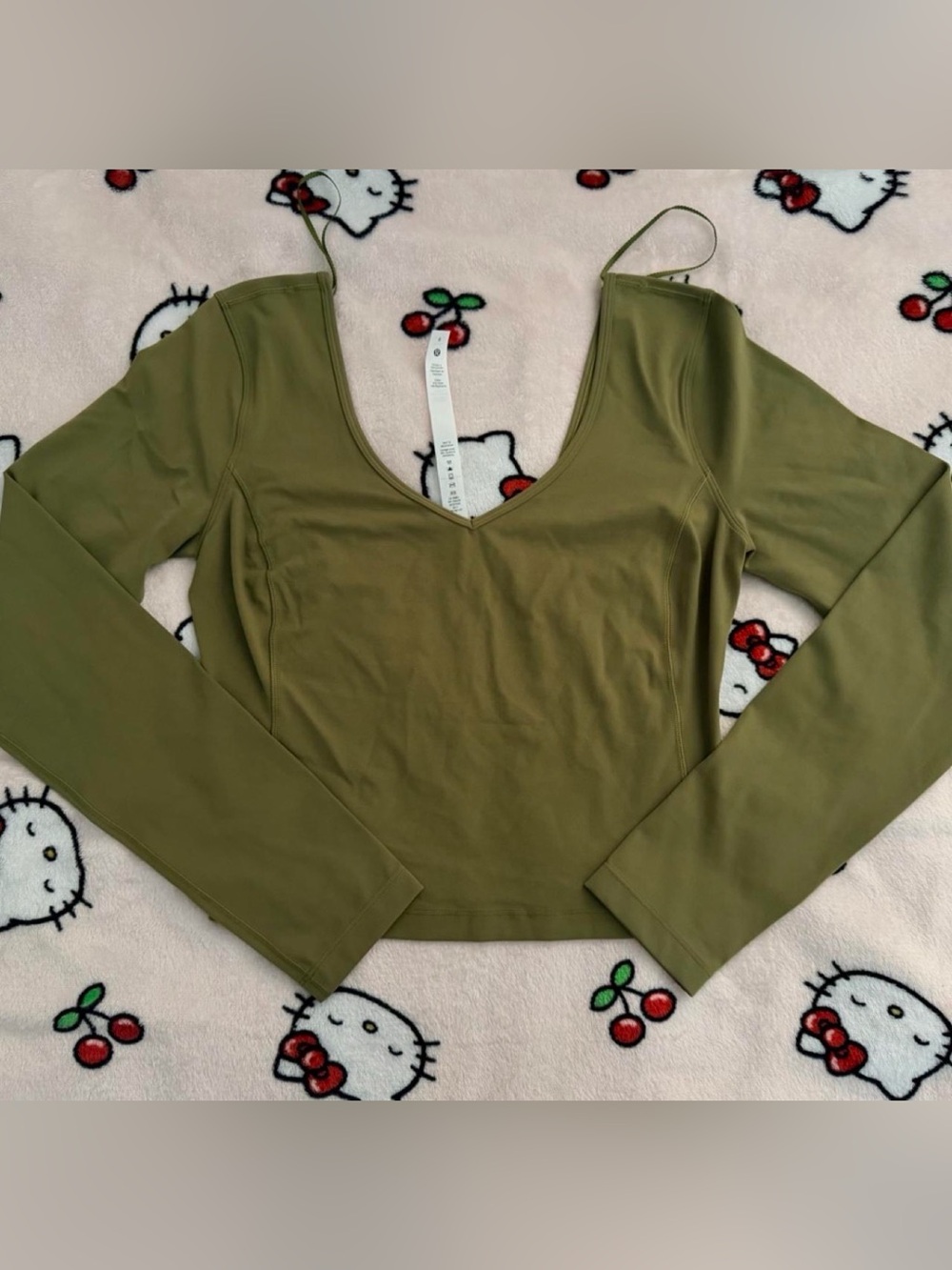 Lululemon Align Long Sleeve in Bronze Green